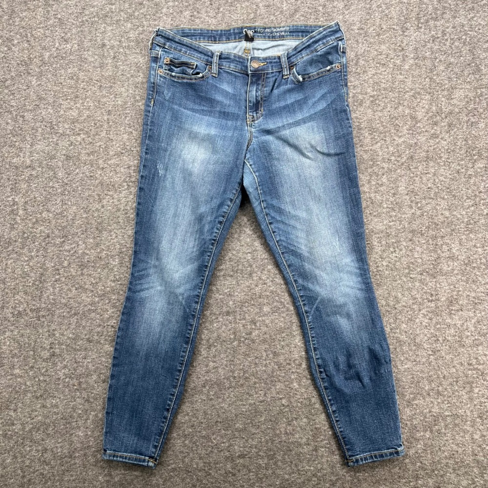 Gap Legging Skimmer Jeans Womens 8R Medium Wash Blue Skinny Ankle Denim‎ Pants